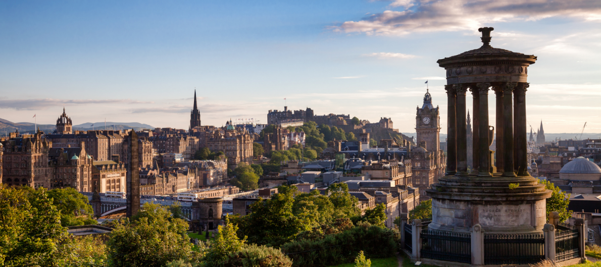 View of Edinburgh from Carlton Hill