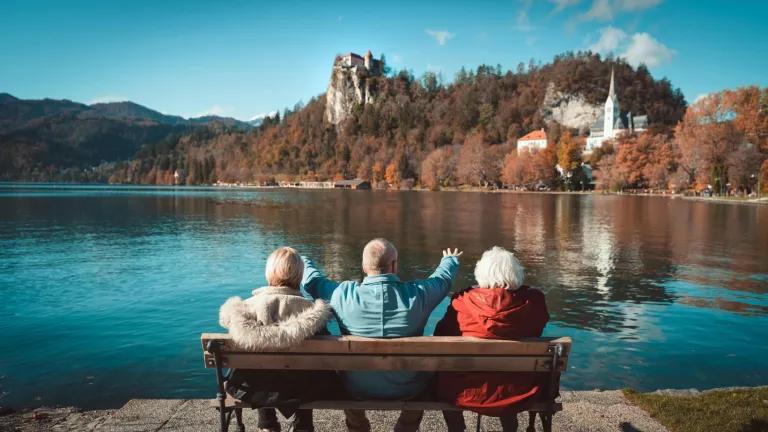 Happy retirees