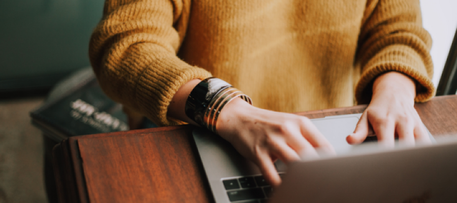 Woman on laptop