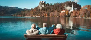 Happy retirees
