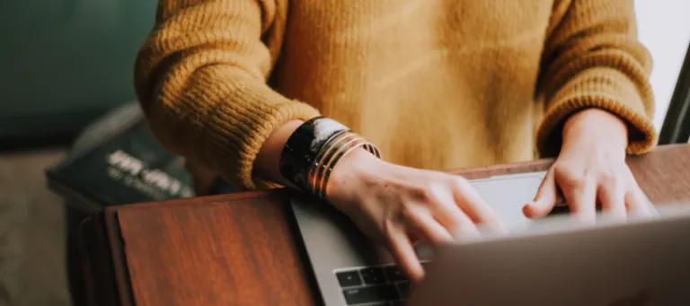 Woman on laptop