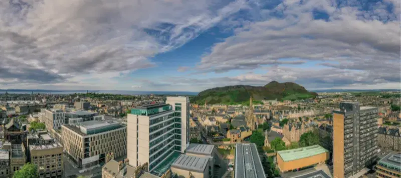 Central campus aerial